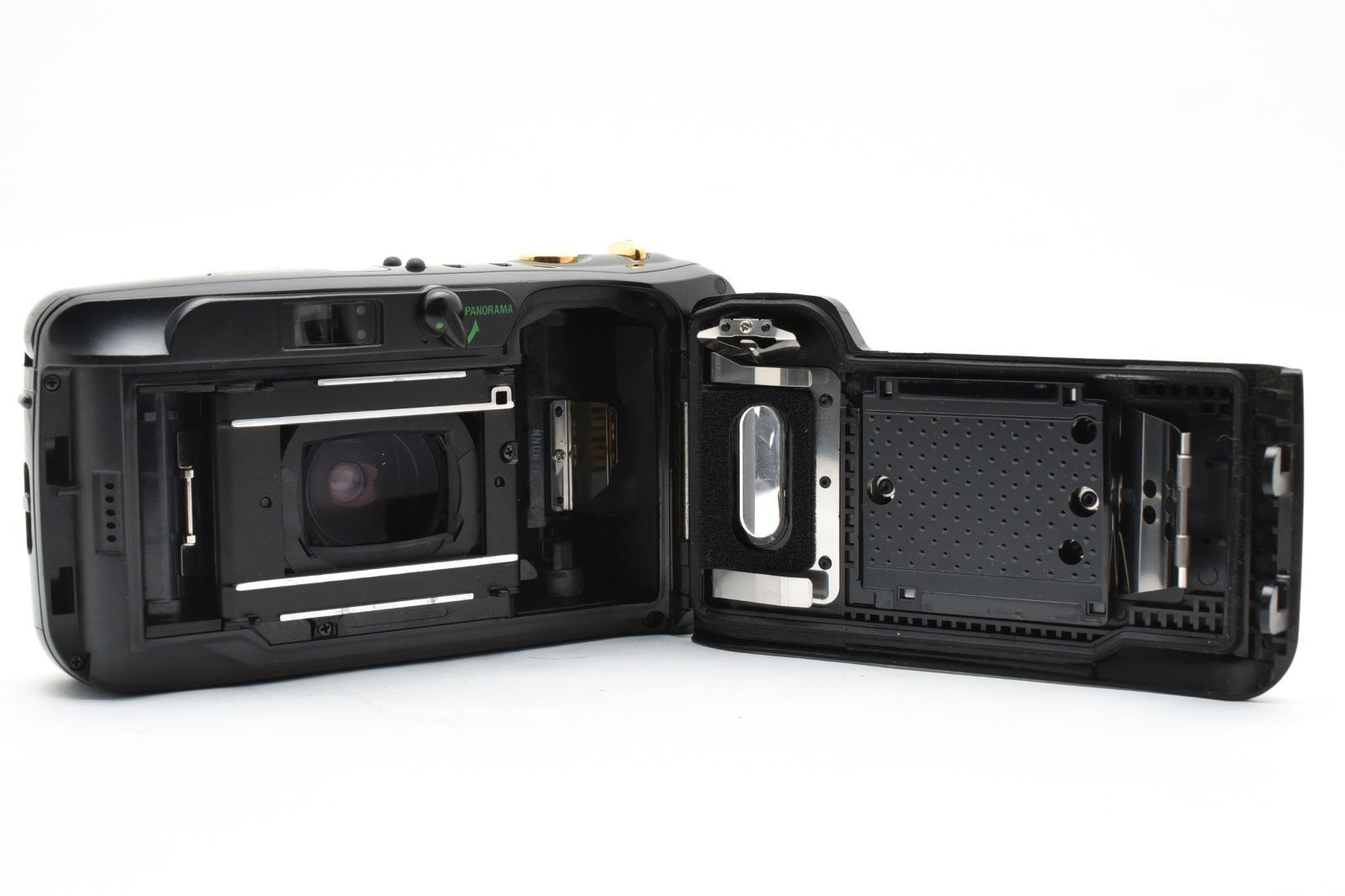 【美品✨完動】OLYMPUS μ ｍju ZOOM ブラック フィルムカメラ ☆実写済・完動品☆Olympus オリンパス μ [mju:] zoom DELUXE