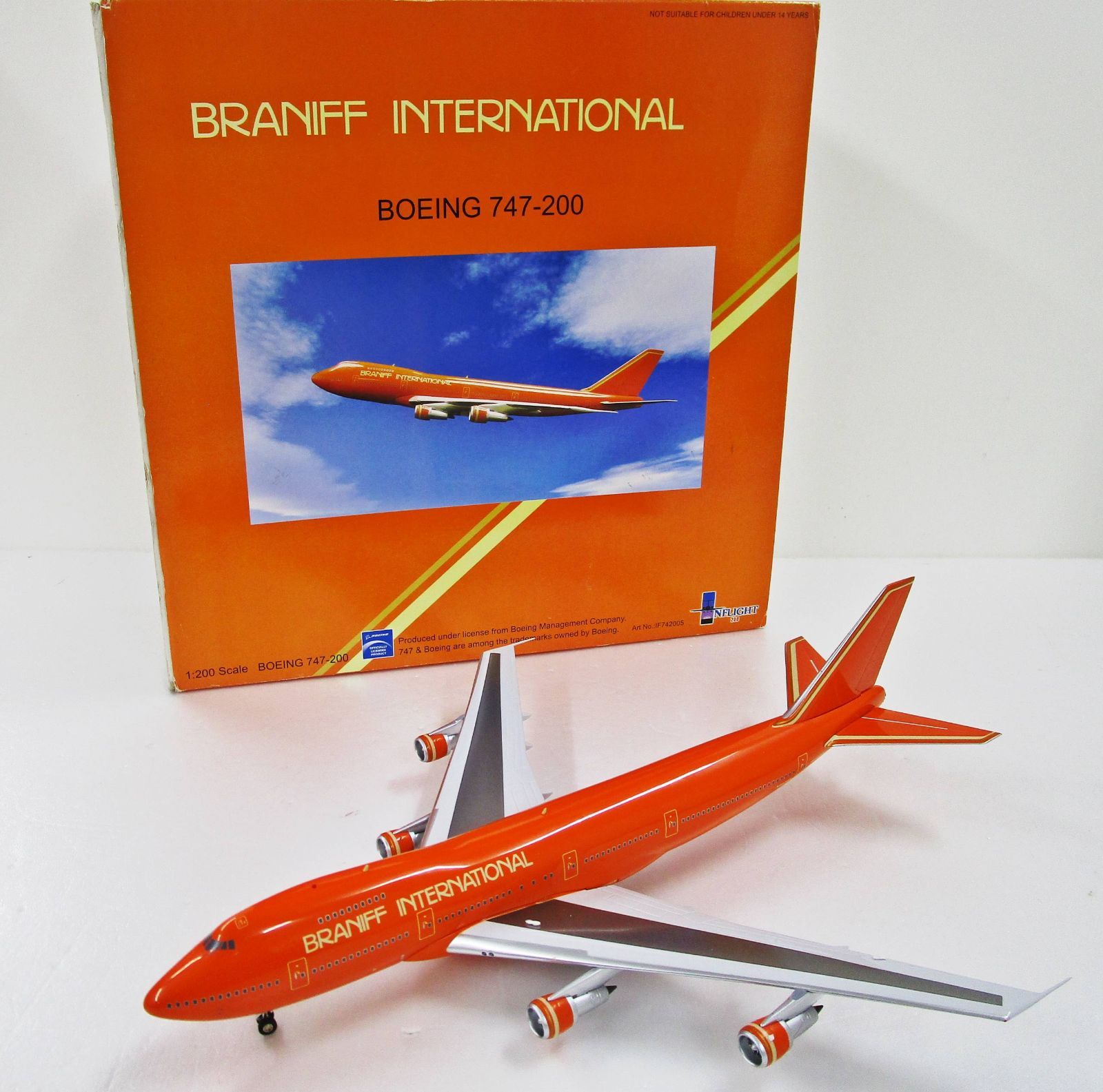 インフライト IF742005 1/200 BRANIFF INTERNATIONAL BOEING 747-200【B】krt021502m -  メルカリ