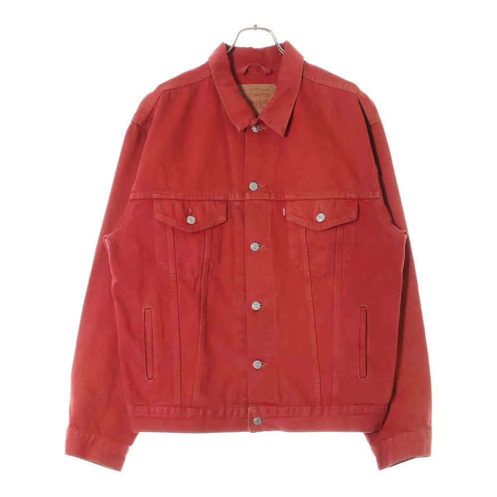 希少カラー usa製 Levi's 70507 赤 トラッカージャケット Levi's (リーバイス) 70507-0680 ボタン裏刻印822 デニム トラッカー