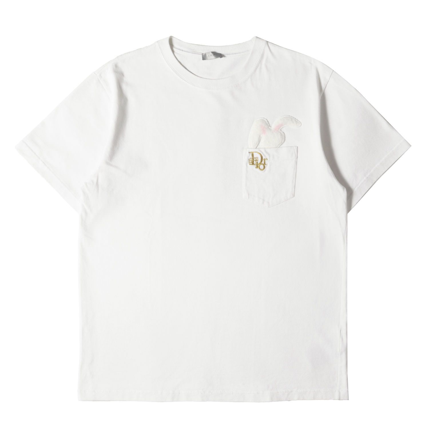 Dior ディオール Tシャツ サイズ:L / 23SS ウサギ ロゴワッペン クルー
