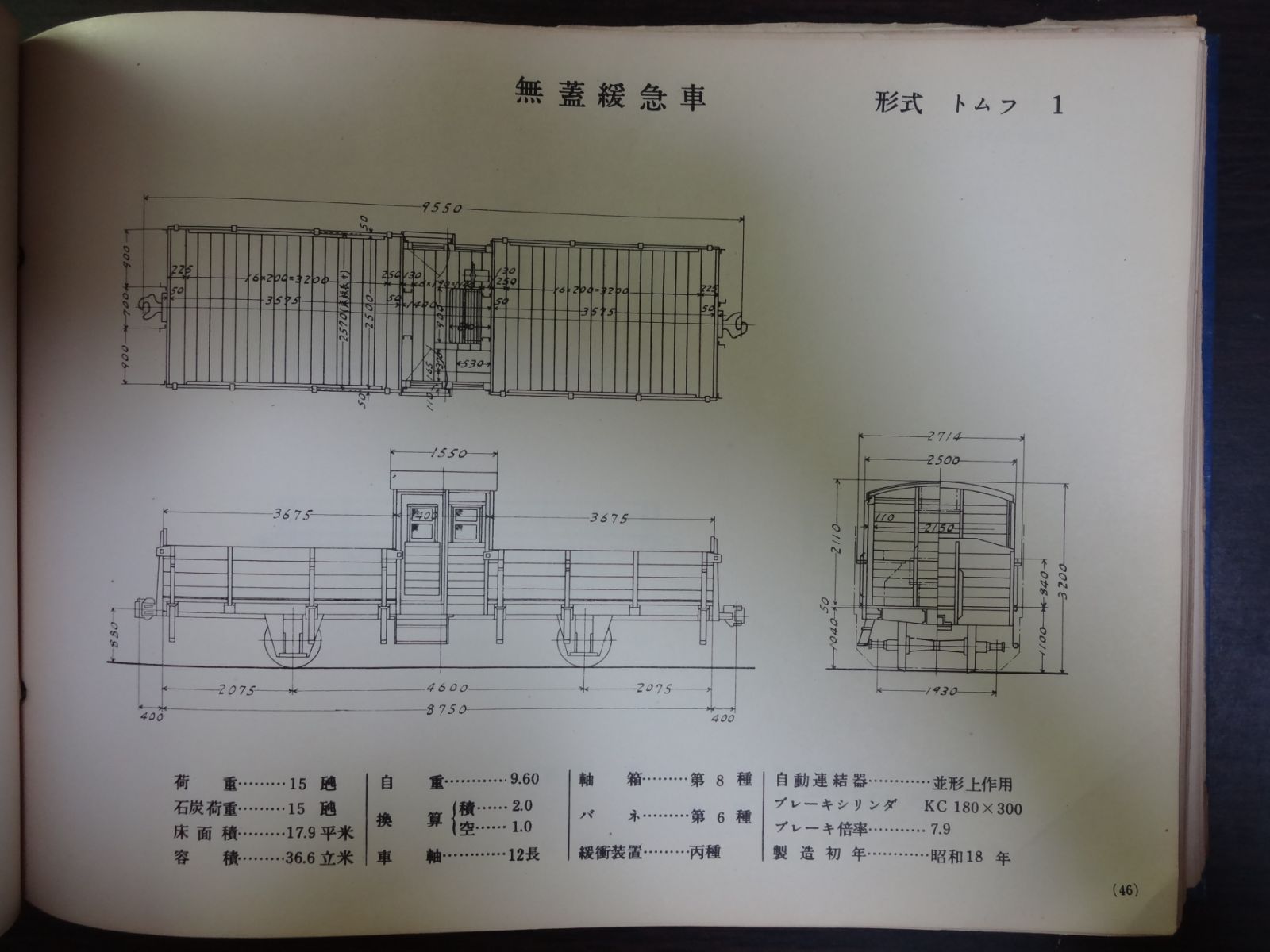 貨車形式図 1952」日本国有鉄道車両局 - メルカリ