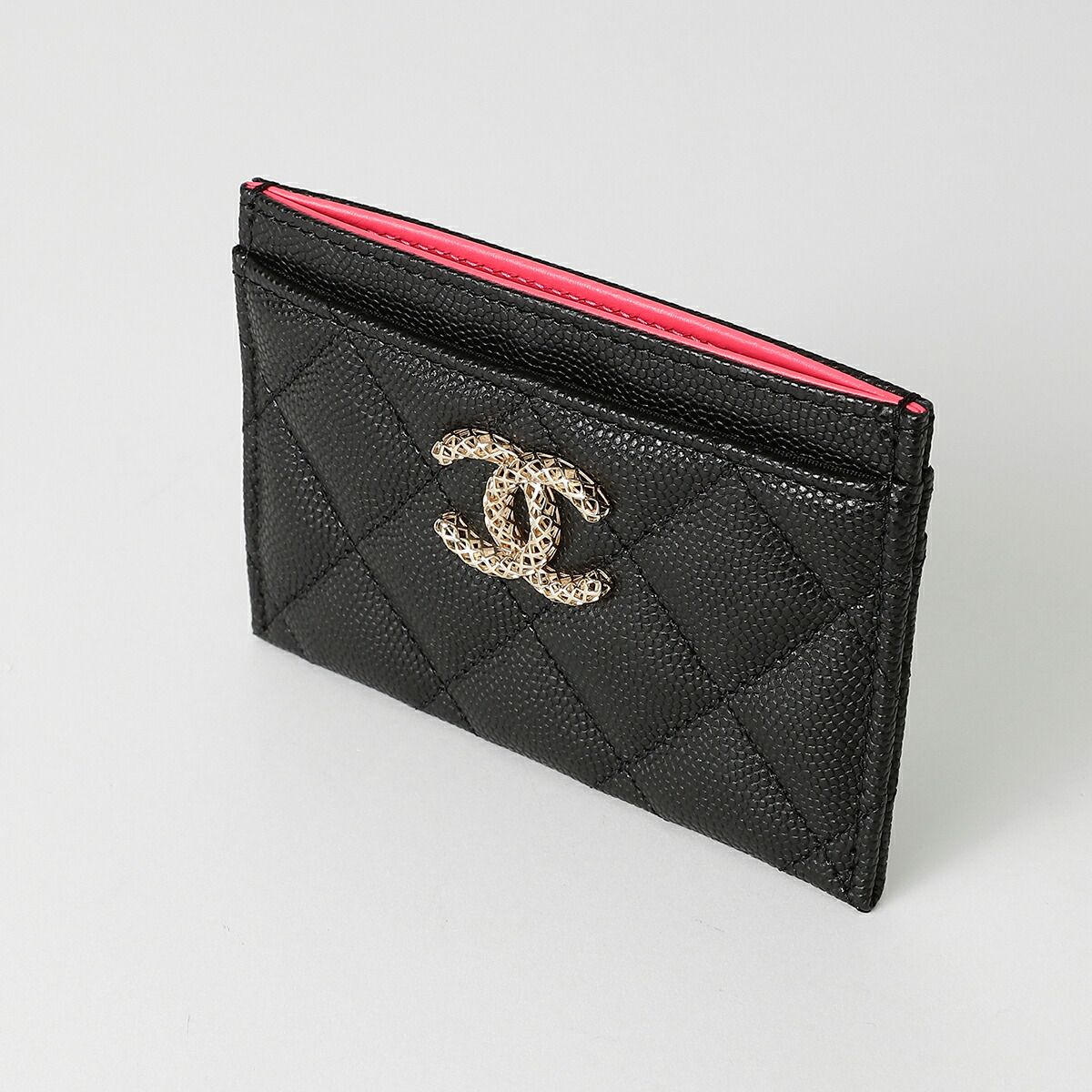 新品 シャネル CHANEL パスケース(定期入れ) CARD CASE ブラック  