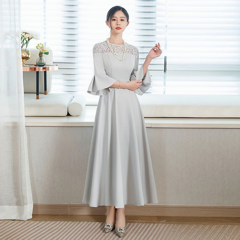 ロングドレス S