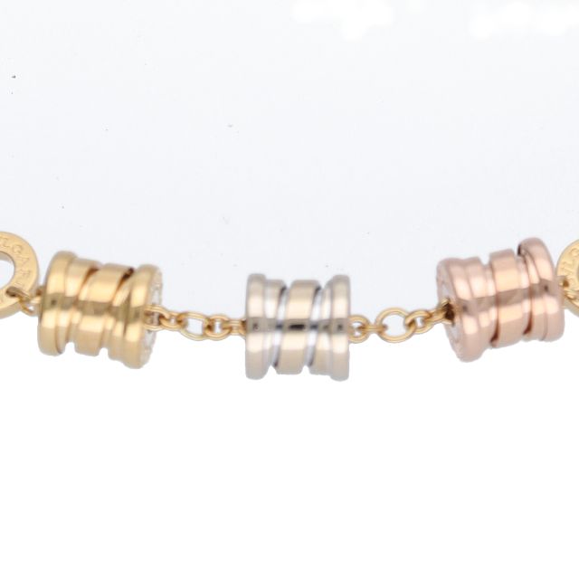 ブルガリ エレメントブレスレット BR853666 K18/3カラー レディース  