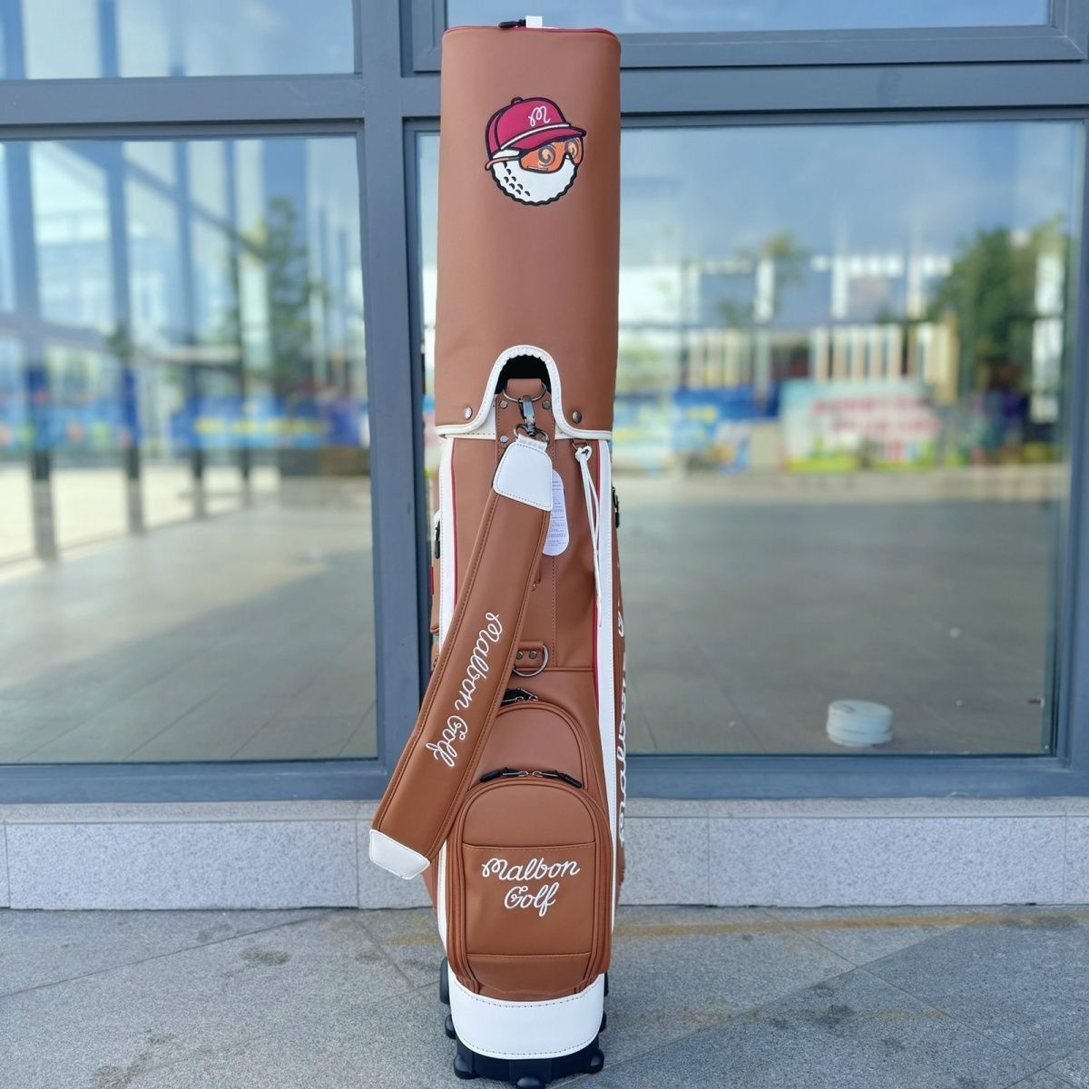 Malbon ゴルフ キャディバッグ ゴルフバッグ スポーツ バッグ 軽量