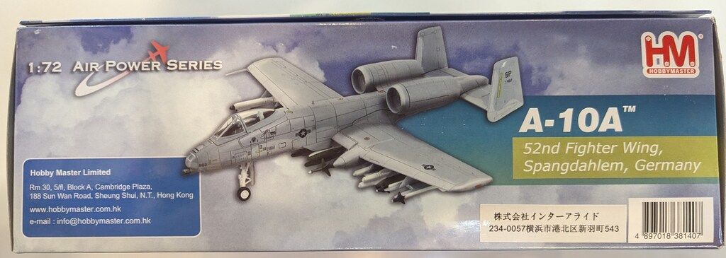 HOBBY MASTER 1 72 AIR POWER SERISE A-10 A HA 1307