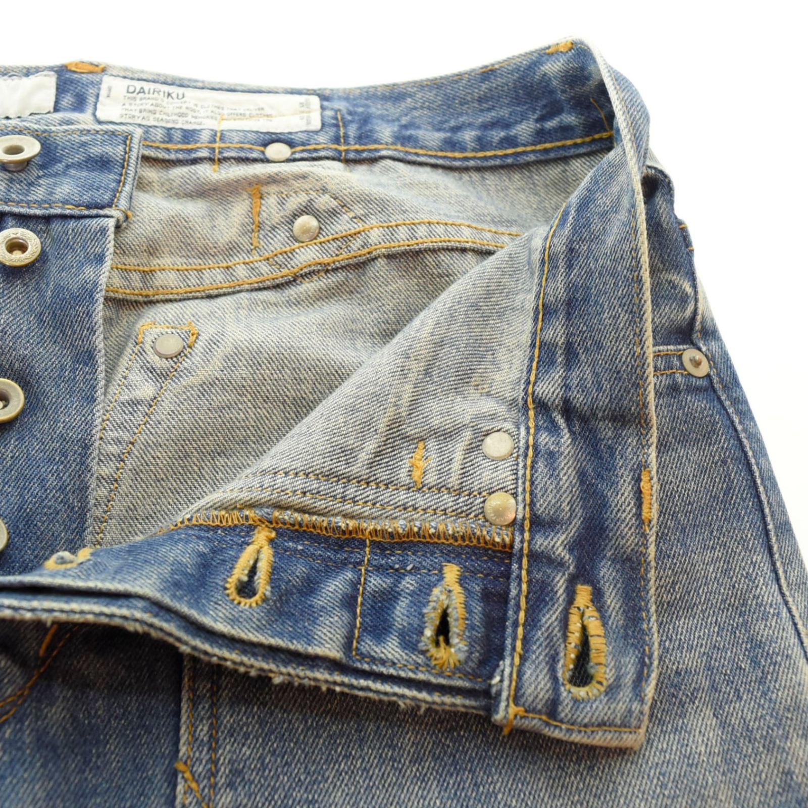 ダイリク DAIRIKU SUGARHILL BEAMS Joint Gig Flare Denim Pants  