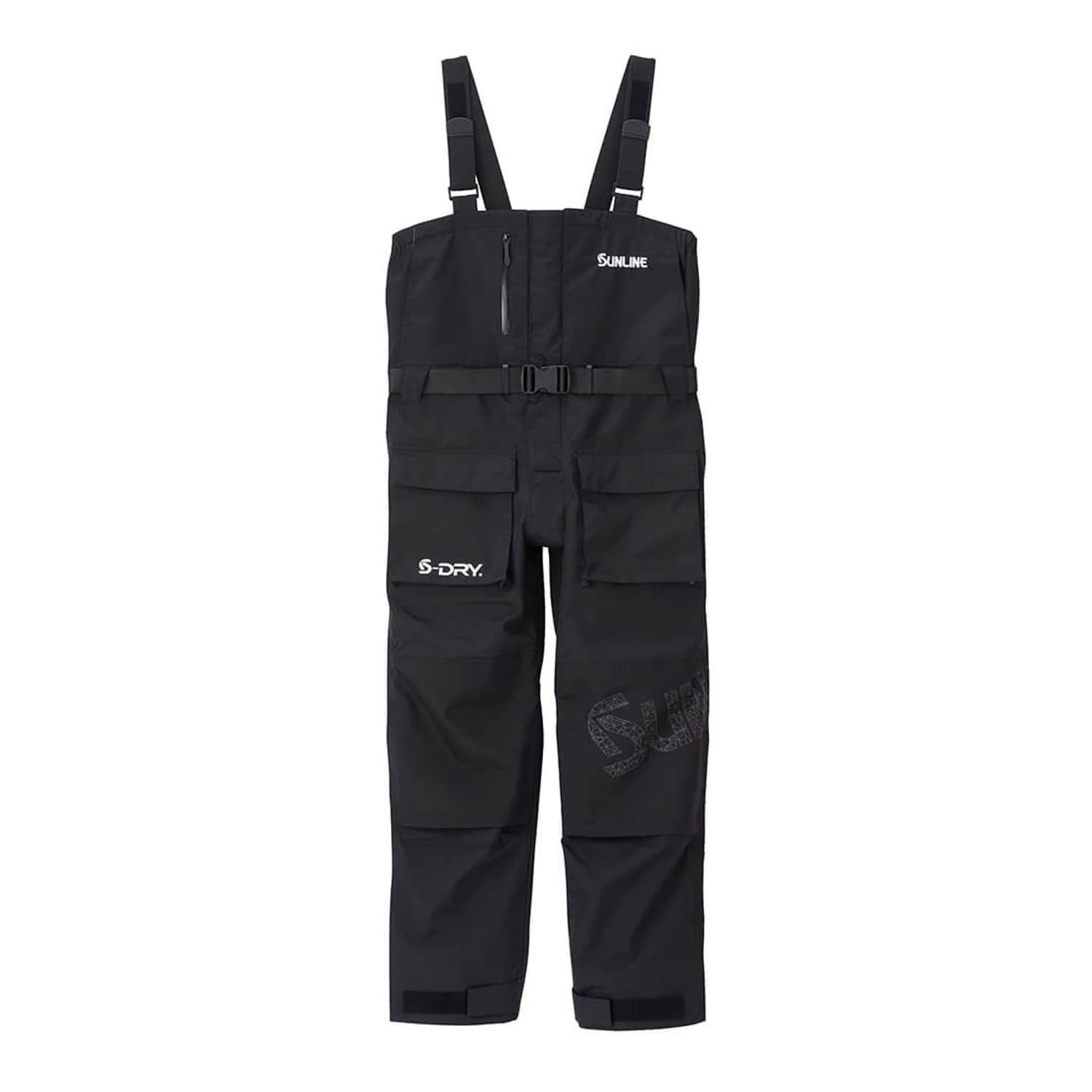 Color ブラック_Style L サンライン SUNLINE S-DRYRビブパンツ SUW-01105 ブラック L