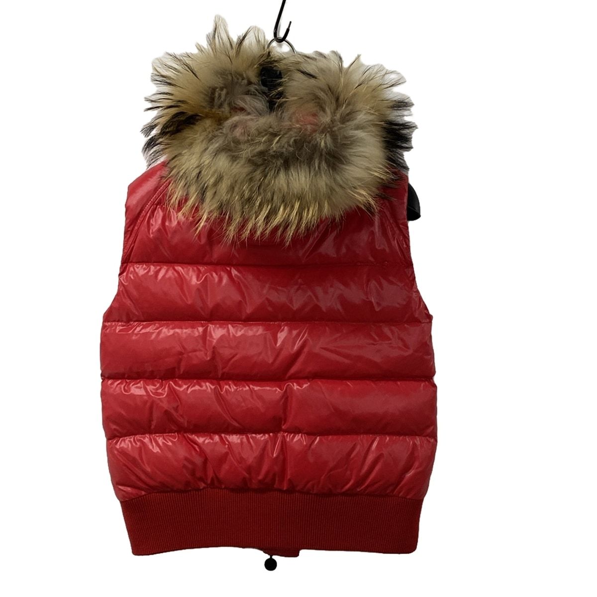 MONCLER(モンクレール) ダウンベスト サイズ1 S レディース美品 TARN GILET(タルンジレ) レッド ジップアップ/冬 - メルカリ