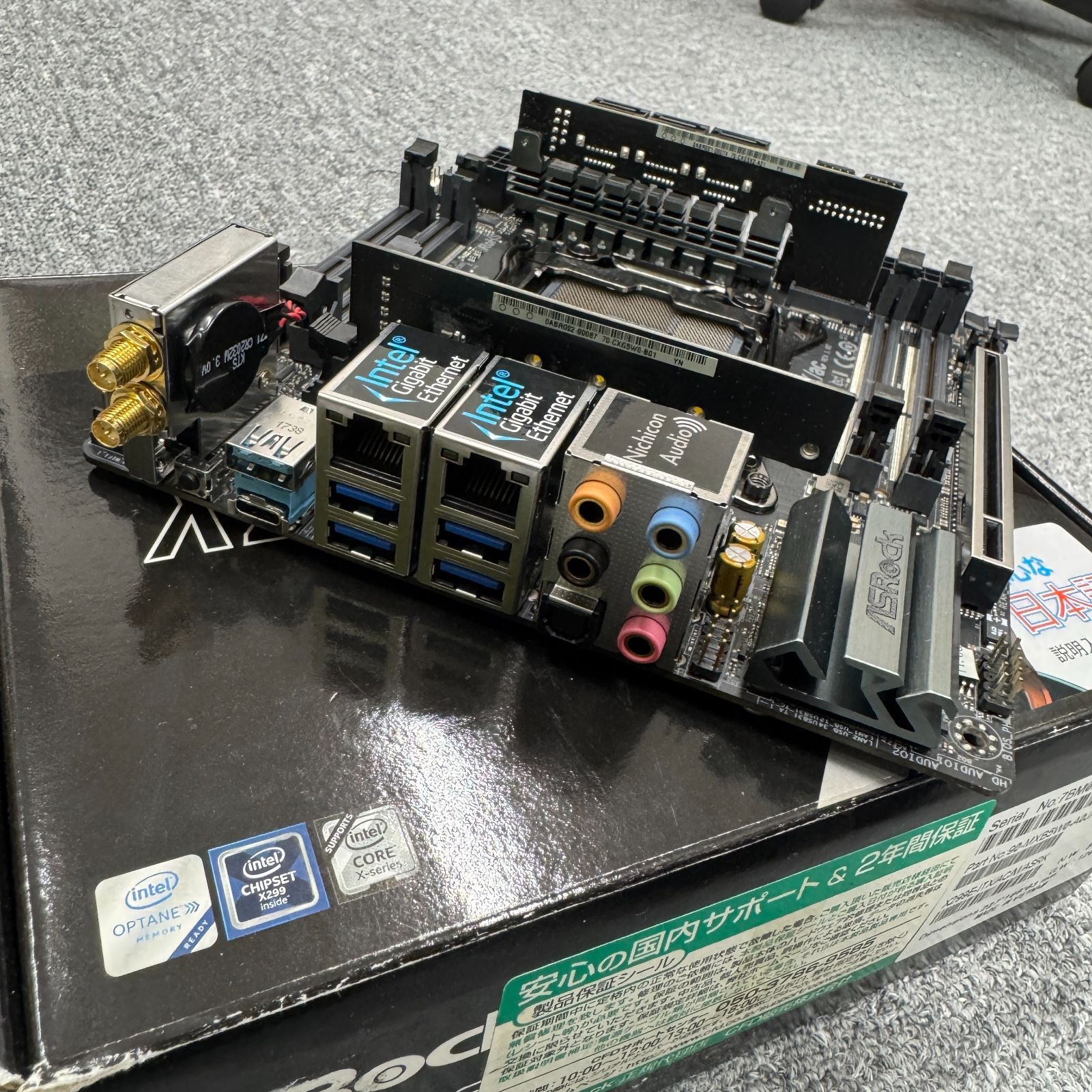 ASRock X299E-ITX/ac 動作未確認品 ASRock X299E-ITX/ac マザーボード 動作確認済 - メルカリ