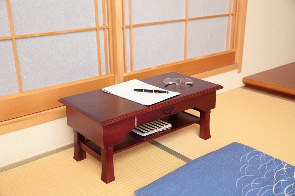 オスマック OSMAC 経机 引き出し付 文机 仏壇台 幅60×奥行30×高さ25cm 折りたたんで収納 供物台 供養台 写経机 便利机 天然木桐製 ブラウン SXDX-600BR SKLAD-KIRPICHA_RU