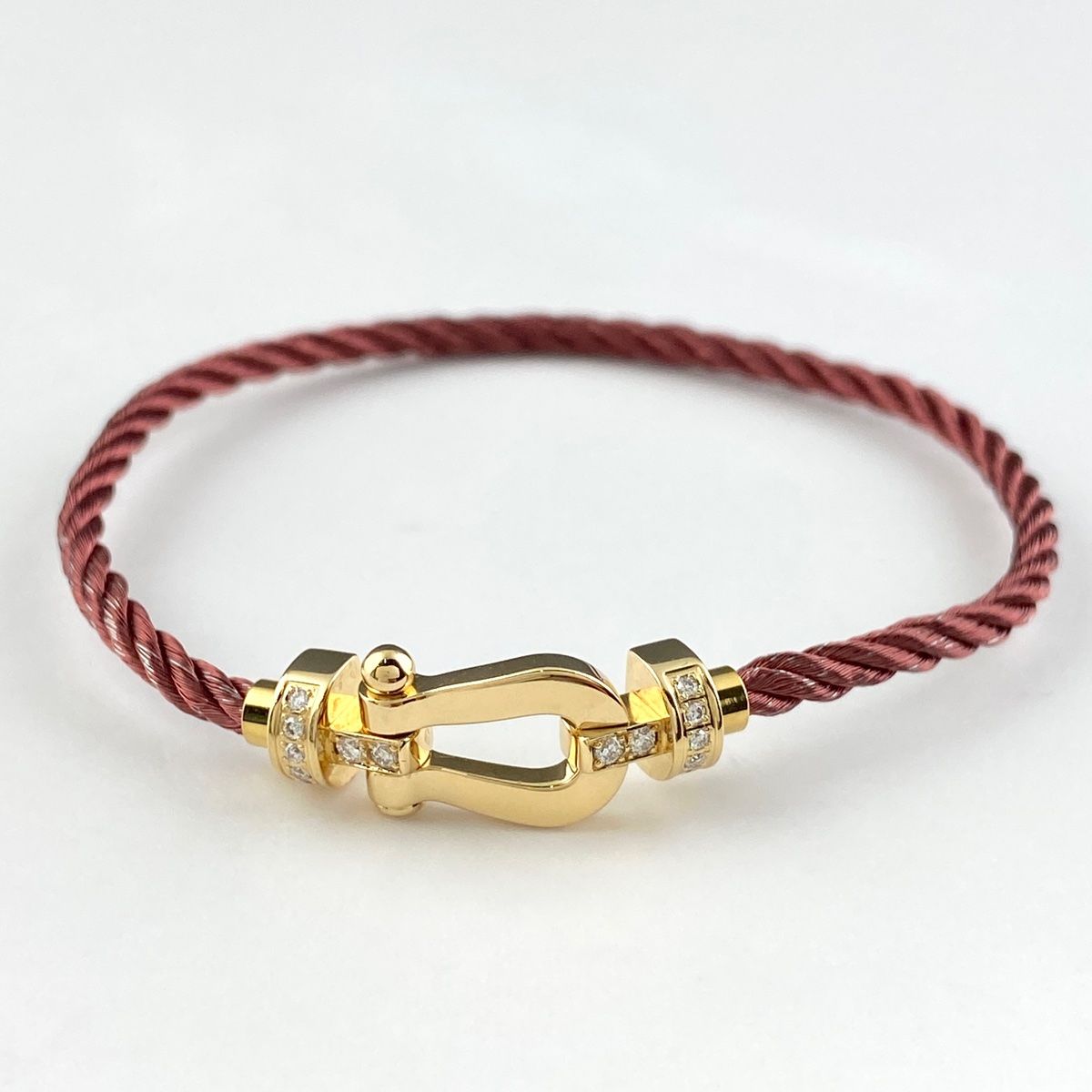 フレッド FRED フォース10 ブレスレット K18 YG イエローゴールド 腕輪 