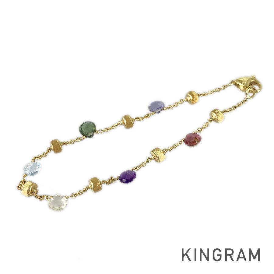 マルコビチェゴ Marco Bicego ブレスレット K18YG マルチストーン パラダイス sss【中古】 メルカリ