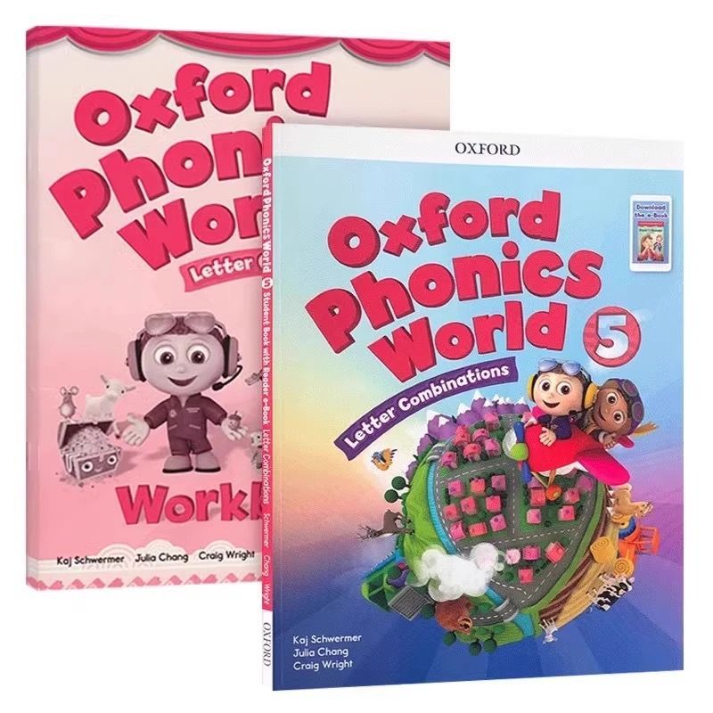英語教材 の10冊Oxford Phonics World level 1-5 新品 Oxford Phonics