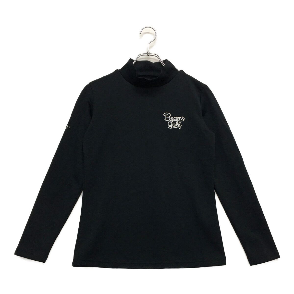 中古 レディース ビームスゴルフ BEAMSGOLF 長袖シャツ M 黒 ブラック