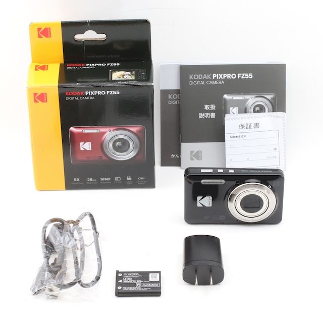 【美品】KODAK FZ55 コンパクトデジタルカメラ （レッド）光学5倍ズーム 楽天市場】デジカメ Kodak コンパクト デジタルカメラ 簡単 高
