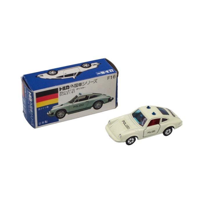トミカ 外国車シリーズ F16 ポルシェ911S ポリスカー 中古 1 - メルカリ