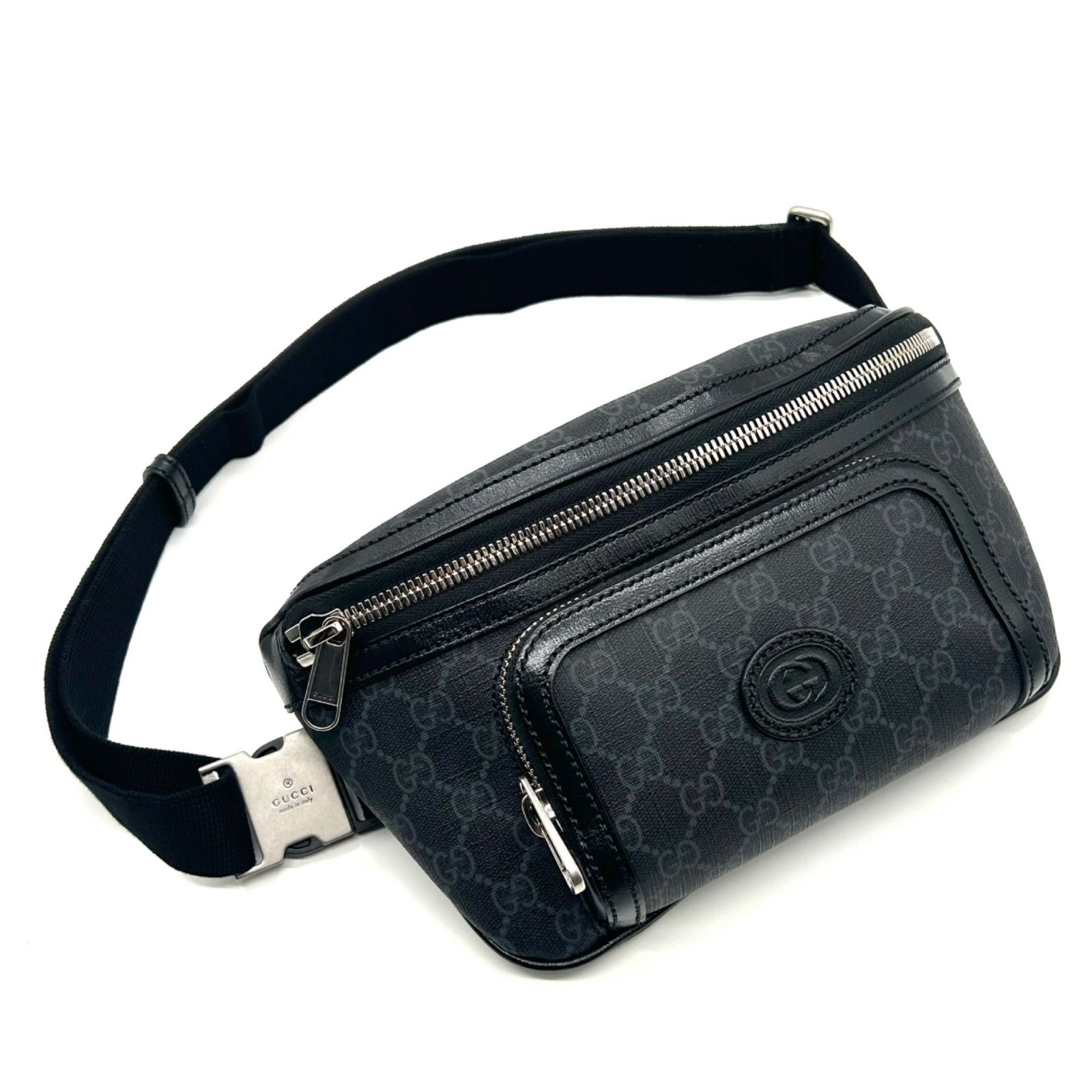 GUCCI グッチ GGスプリーム ボディバッグ 美品 PVC 733240