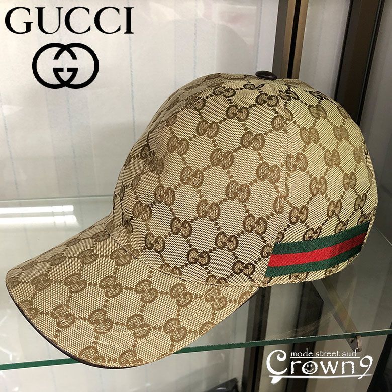 お待たせ!お待たせ!定価53900円 GUCCI グッチ GGキャンバス ベース