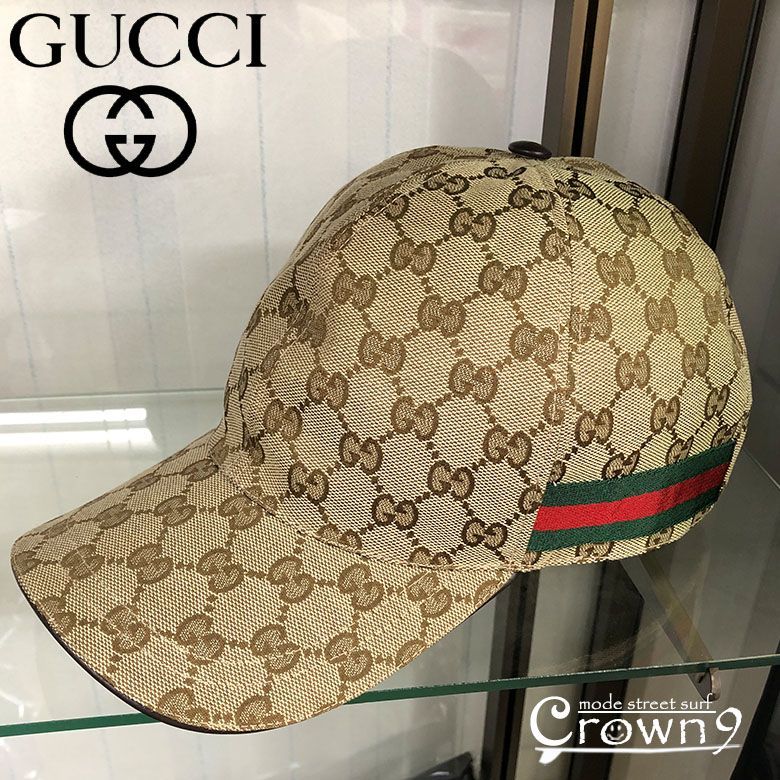 Lサイズ 正規品 GUCCI グッチ オリジナルGGキャンバス ベースボール