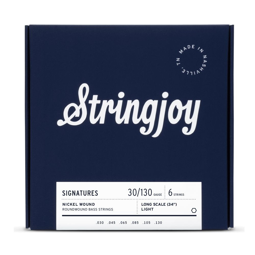 Stringjoy ストリングジョイ ベース弦 SJ-BA30130LS 30-130 六弦 Long Scale ニッケルめっき アメリカ制