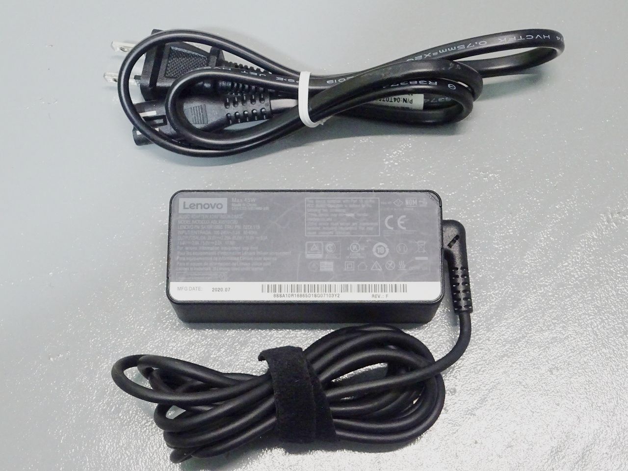 Lenovo 純正 USB Type-C型 45W ACアダプター ADLX45YDC2D 充電器 PSE