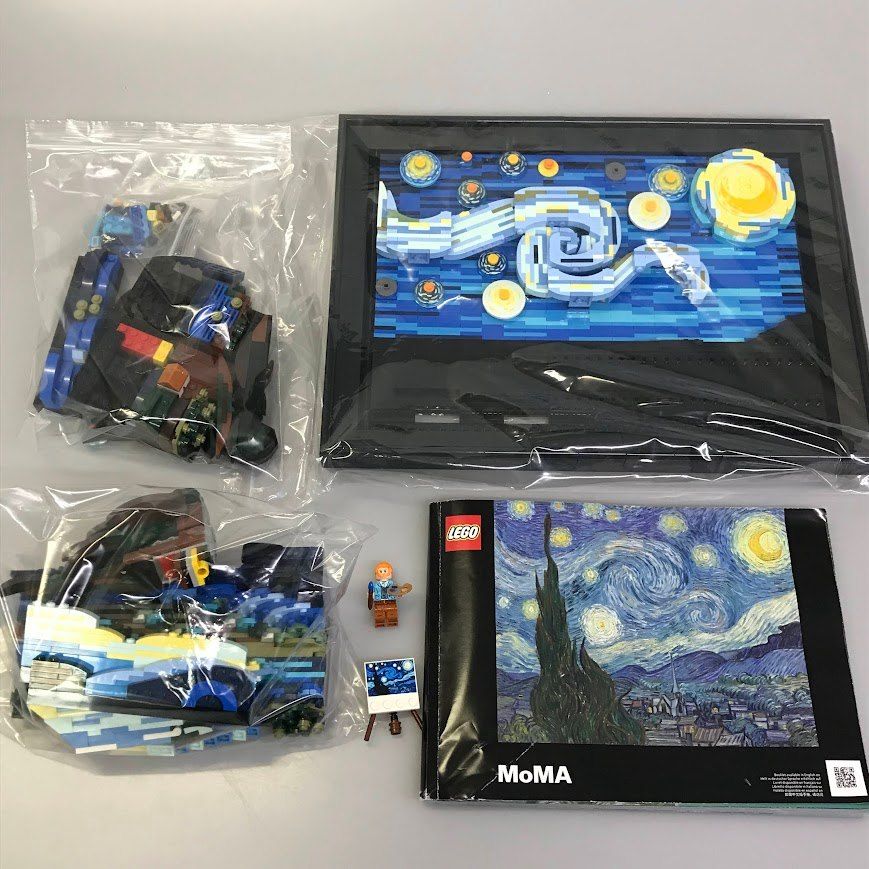 正規品 LEGO レゴ IDEAS 21333 ゴッホ「星月夜」 HD-365-D 説明書・箱