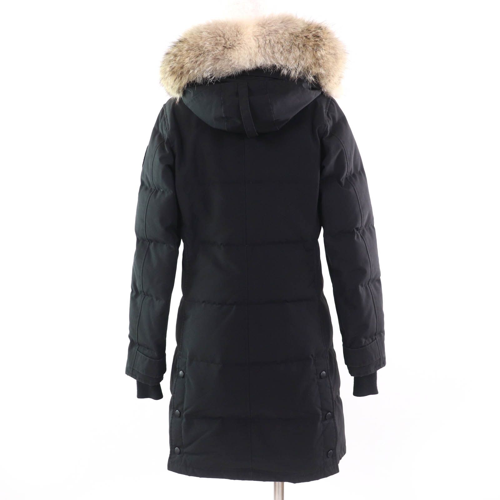 カナダグース【USED】黒ワッペン ケントンパーカ（ファー付き） 良品☆CANADA GOOSE カナダグース 3802LB SHELBURNE PARKA BLACK