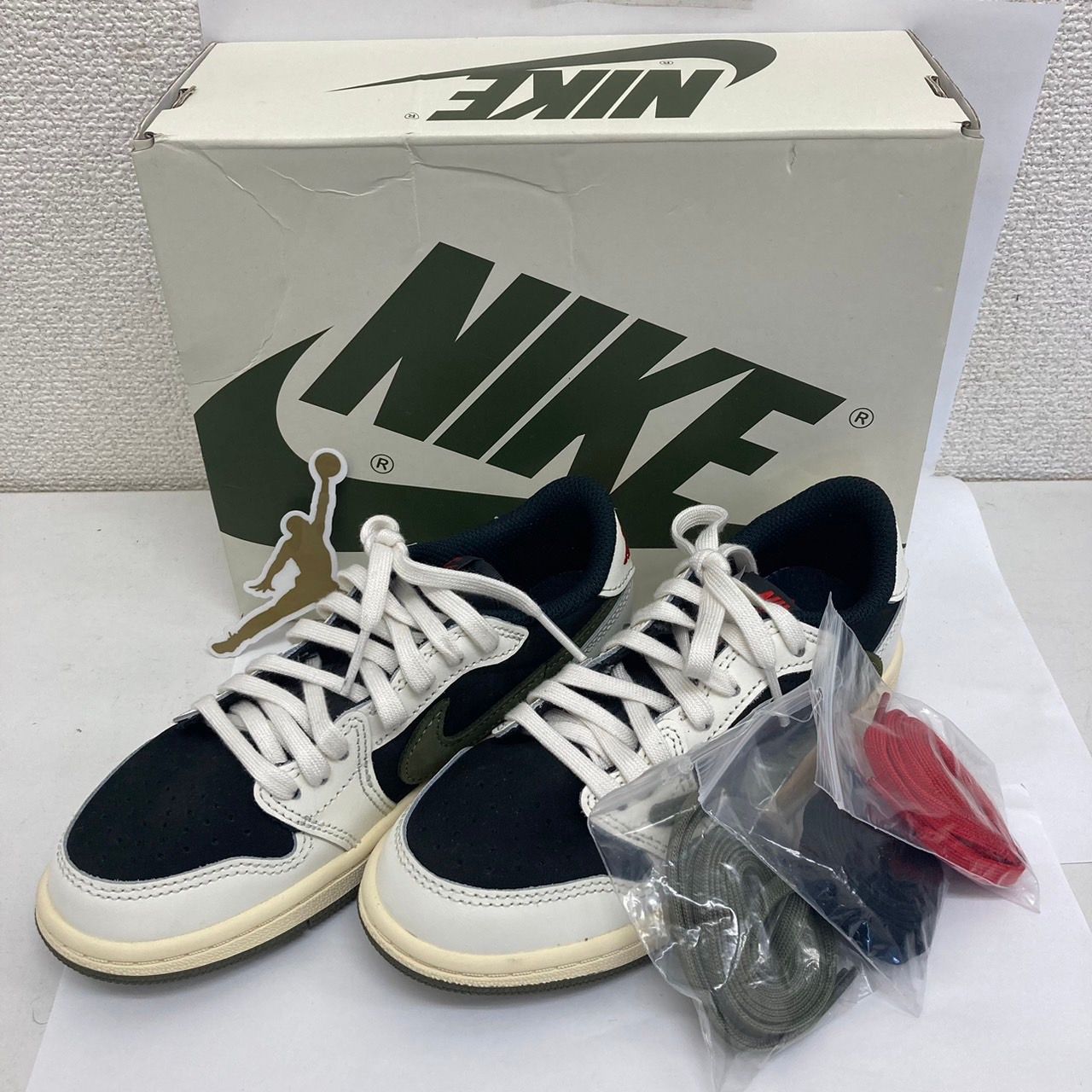 Travis Scott × Nike Air Jordan 1 Low OG 19cm DZ5909-106 ナイキ 
