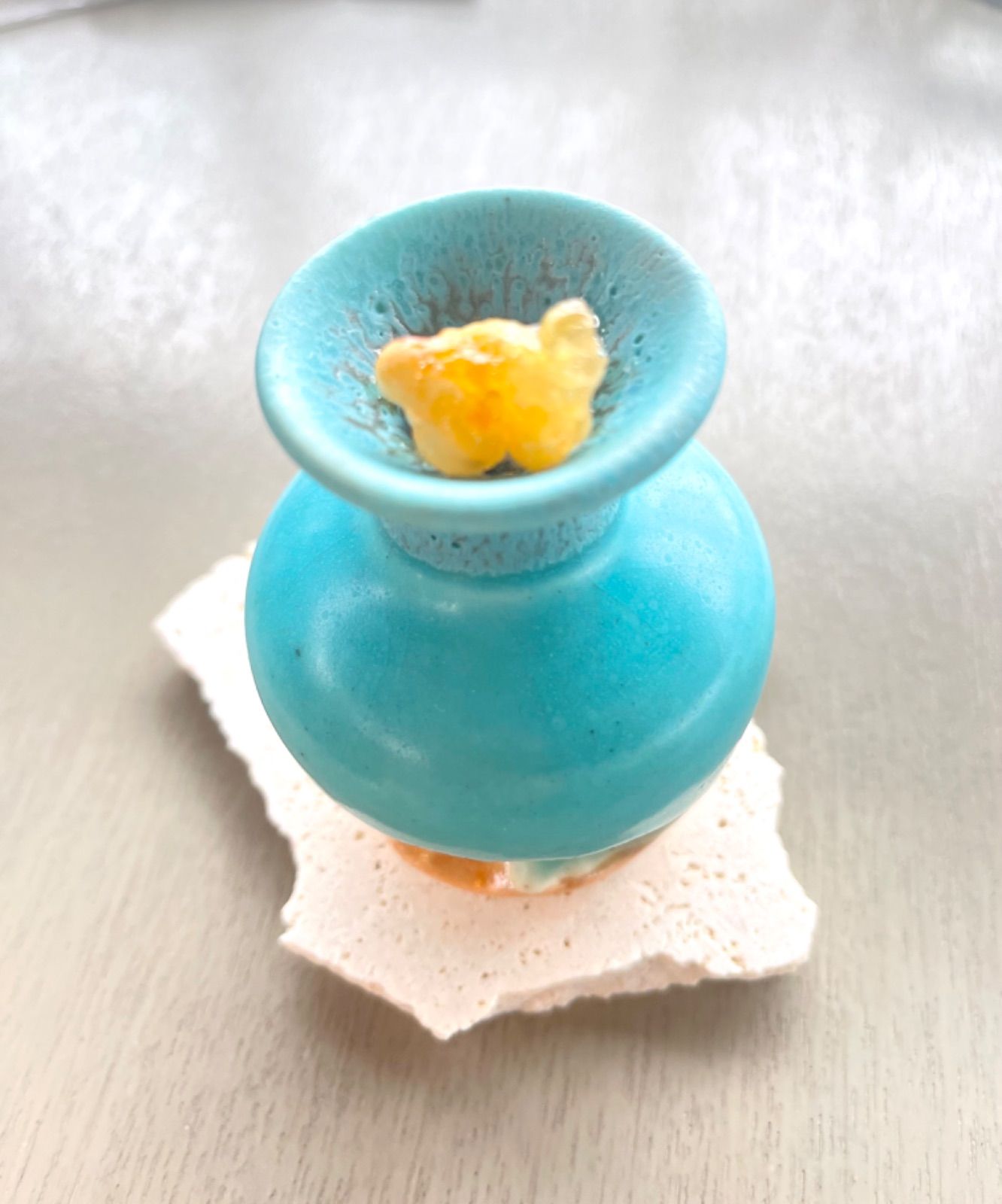 海を感じるフランキンセンス専用香炉【うるま陶器】 海を感じるフランキンセンス専用香炉(うるま陶器)4種セット