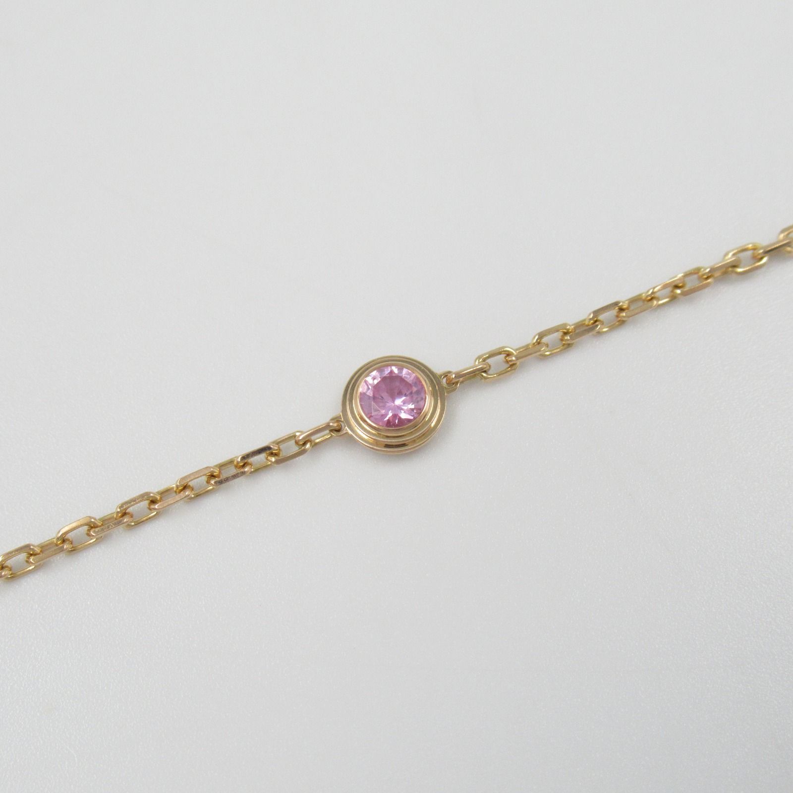 CARTIER カルティエ ダムールブレスレット ピンクサファイヤ