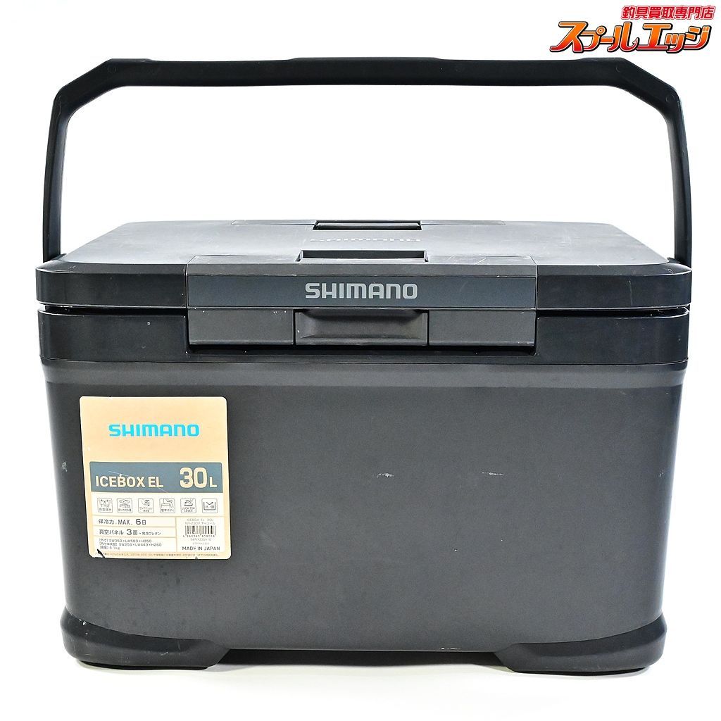 【シマノ】 アイスボックス 30L EL NX-230V クーラーボックス チャコール SHIMANO ICEBOX K_100e06316 -  メルカリ