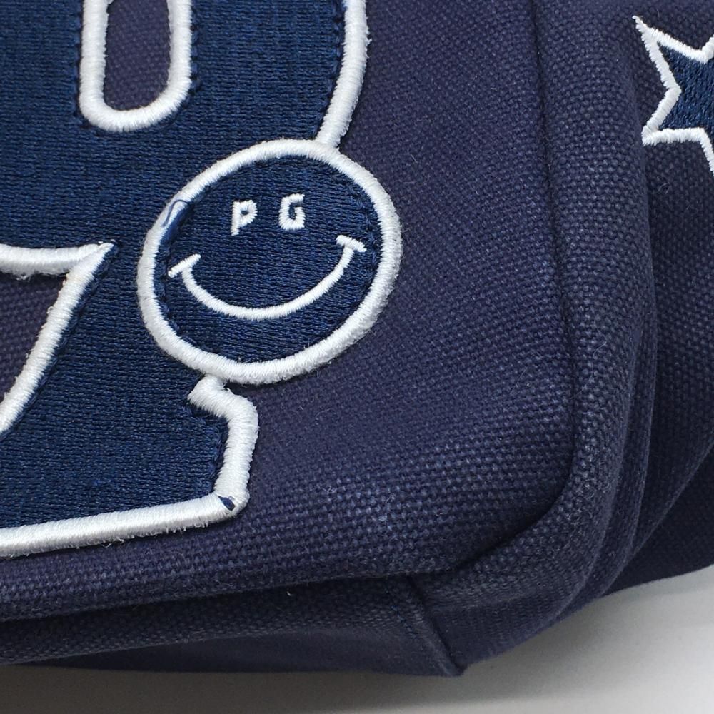 パーリーゲイツ カートバッグ ネイビー×レッド ワッペン 30周年ゴルフ