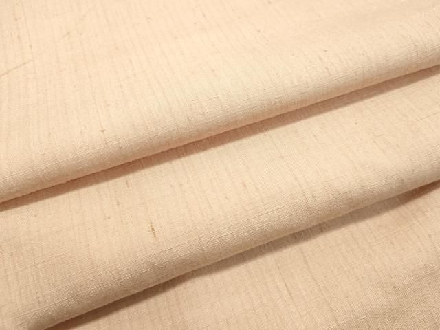 平和屋着物○紅花紬 米沢 シェルピンク色 正絹 逸品 DAAS2350tw - メルカリ