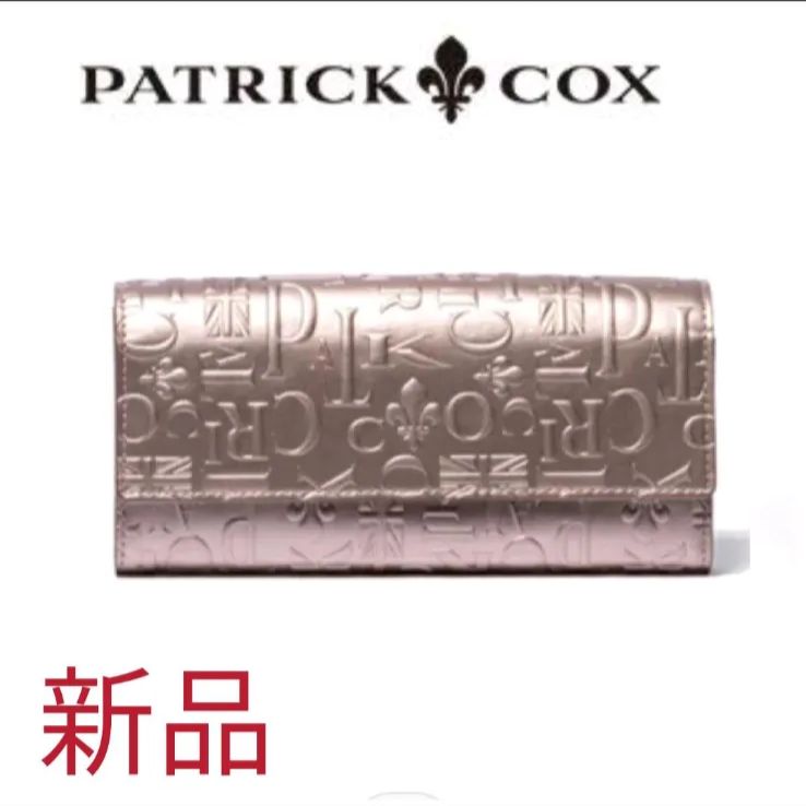 新品未使用 PATRICK COXパトリックコックス 長財布 ガンメタ - nana's