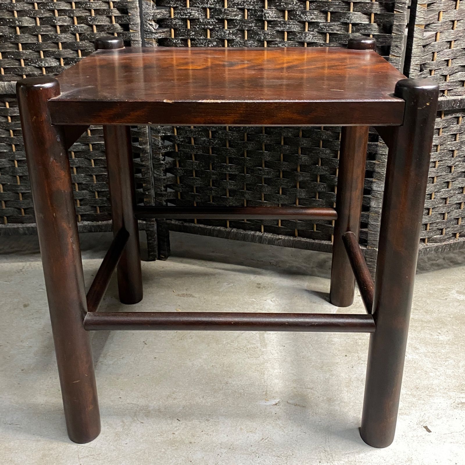 北海道民芸家具　スツール　サイドテーブル　古家具　ビンテージ家具 北海道民芸家具 スツール サイドテーブル 古家具 ビンテージ家具