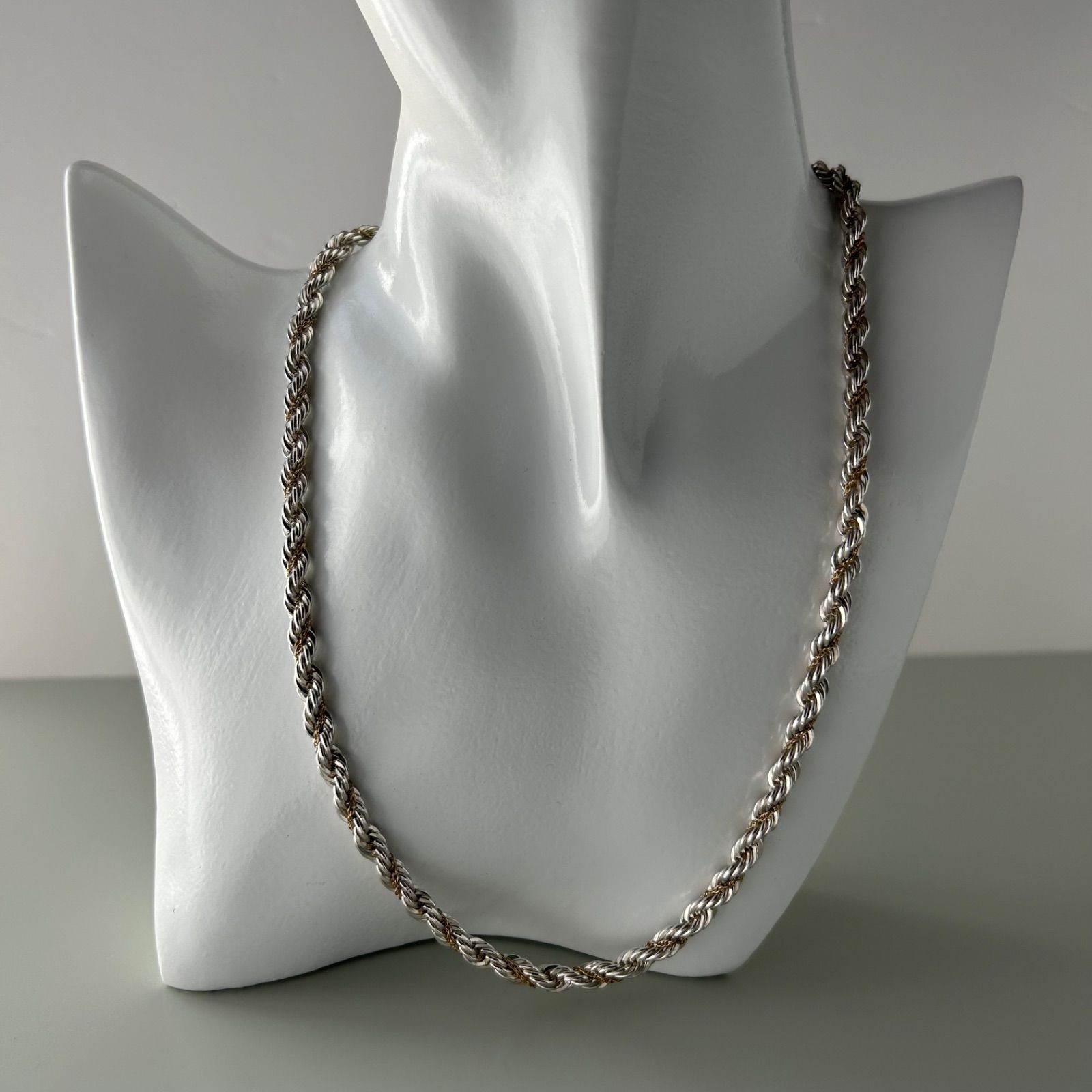 RYO様 ティファニー ネックレス ツイスト チェーン AG 925 AU 750