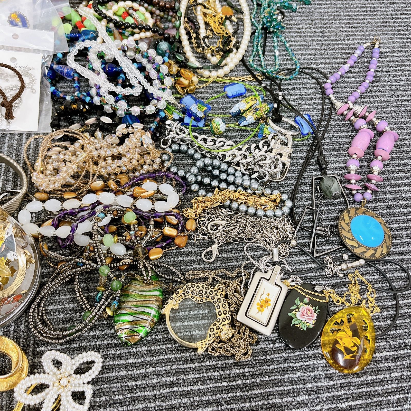 大量】イミテーション アクセサリー イミテ ネックレス ブローチ 