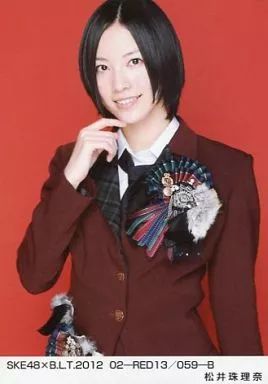 中古】生写真(AKB48・SKE48) 松井珠理奈/AKB48×B.L.T.2012 02-RED13