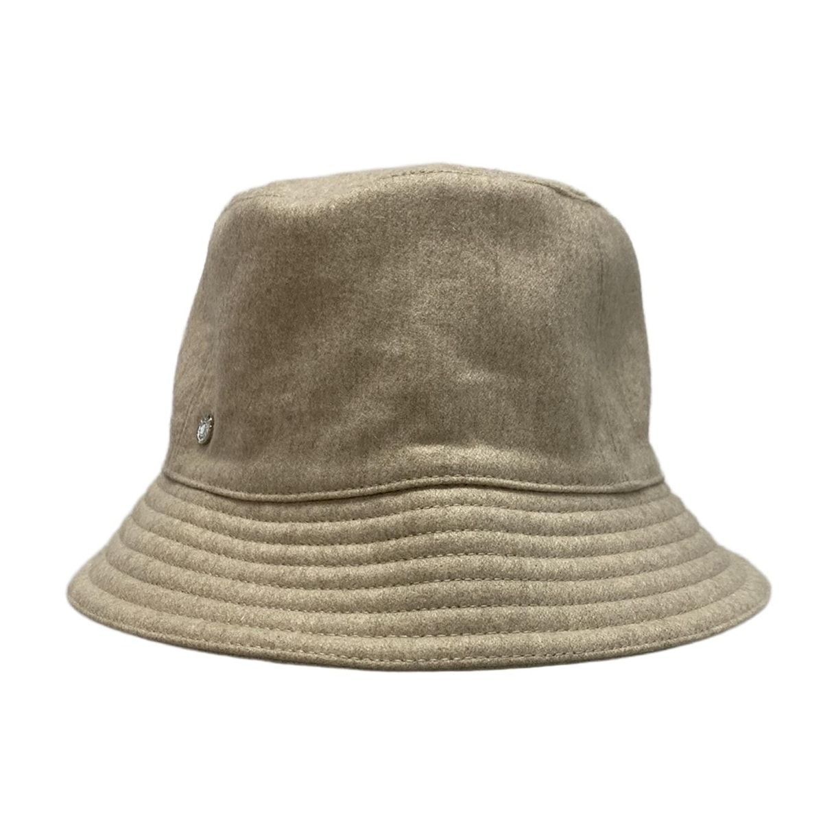 HERMES エルメス ハット 58 - グレーベージュ カシミヤ