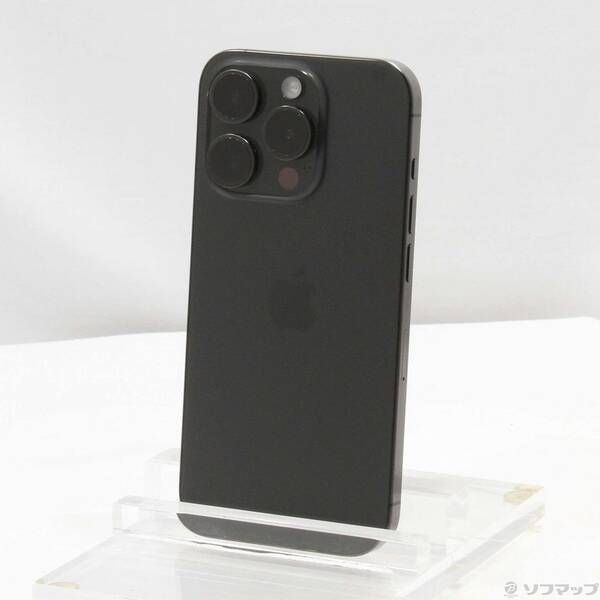 〔 品〕 iPhone15 Pro 256GB ブラックチタニウム MTUC3J A SIMフリー 258