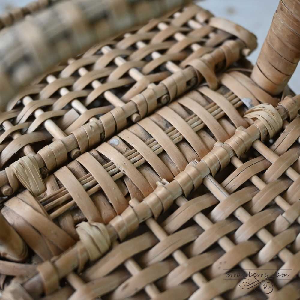 ICO-147 フランスアンティーク バスケット パニエ かご フランス