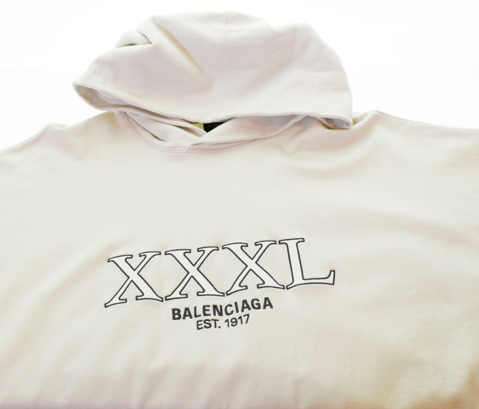 バレンシアガ BALENCIAGA 22AW XXXL Hoodie 刺繍 ロゴ パーカー 