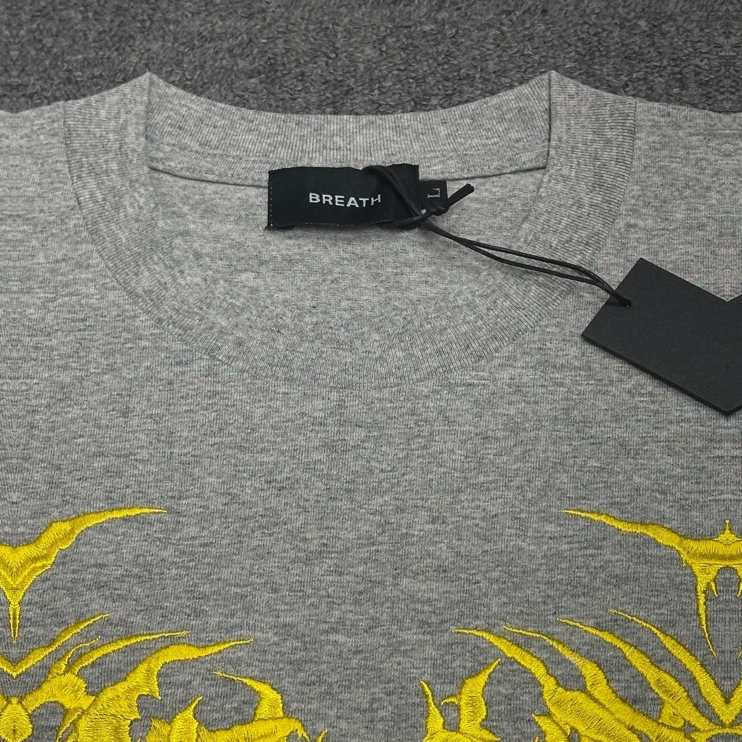 参考上代18700円 未使用品 BREATH 23SS OVERLAP LOGO TEE