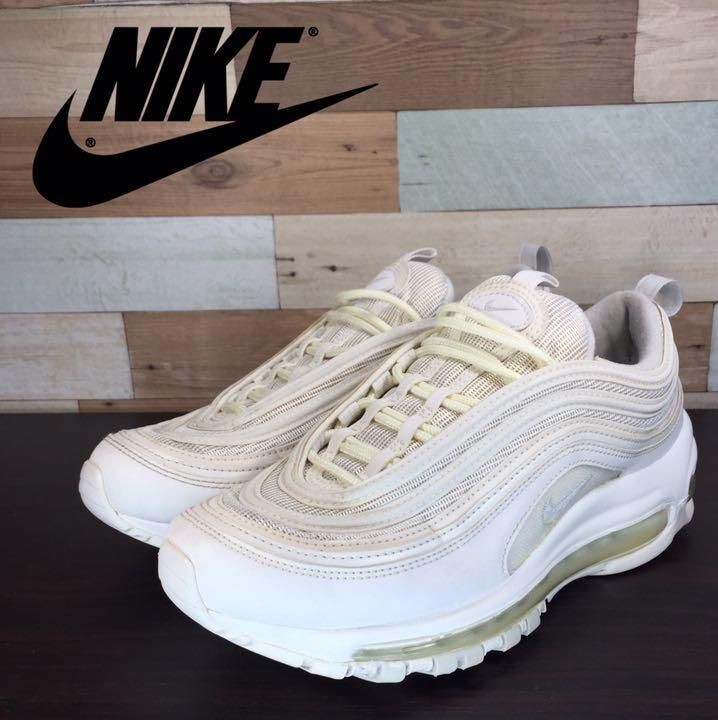 NIKE AIR MAX 97 エア マックス 97 ホワイト 白 レディース ナイキ スニーカー 24.5 cm U08841 NIKE AIR MAX 97 エア マックス 97 ホワイト 白 レディース ナイキ スニーカー 24.5 cm U08841