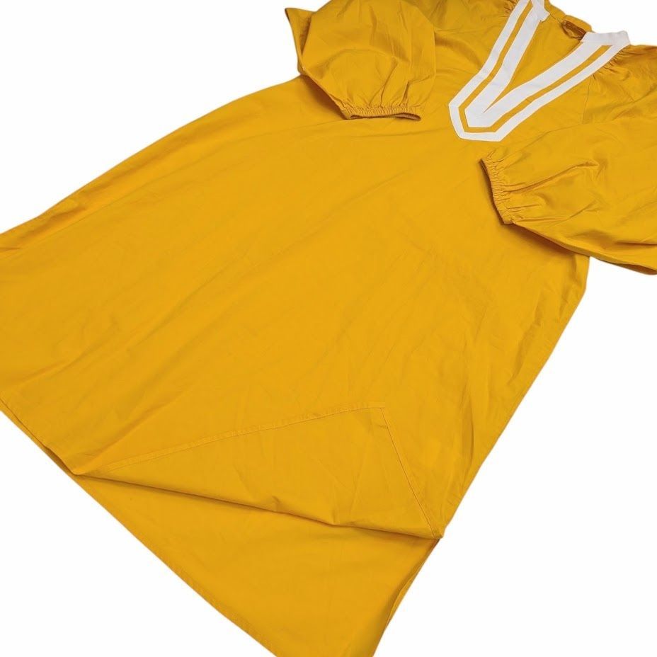 TORY BURCH Puff Sleeve Cotton Poplin One Piece トリーバーチ