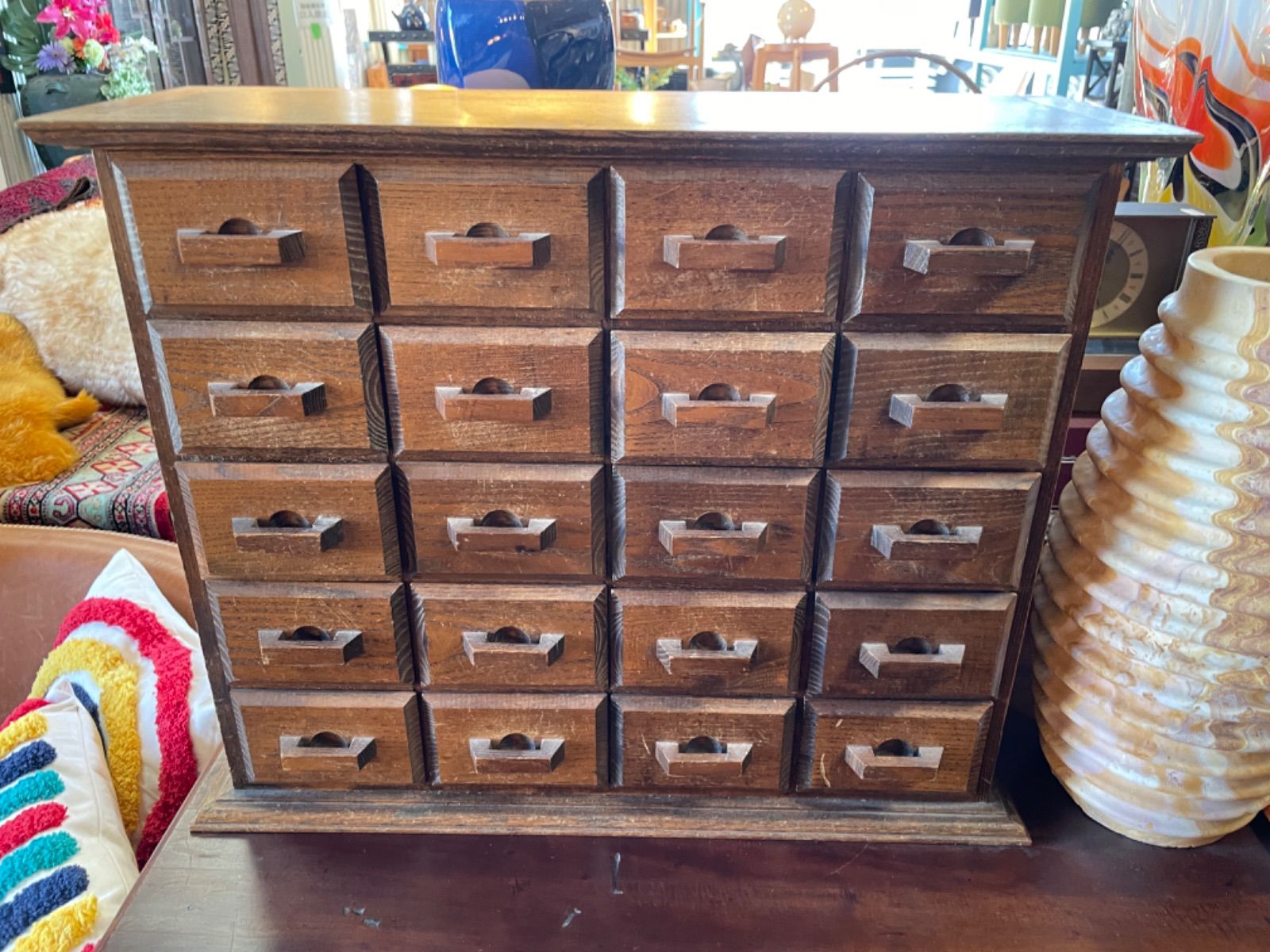 アンティーク/小物入れ/小引き出し/チェスト/薬棚/レトロ/インテリア