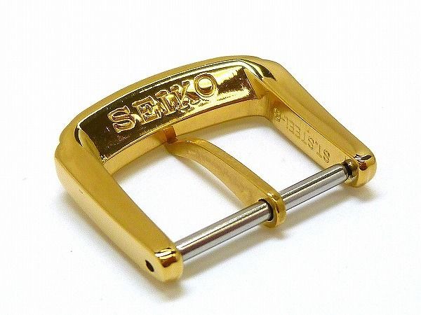 【美品】SEIKO 純正尾錠 15mm Stainless Steel セイコー Grand Seiko グランドセイコー 純正 尾錠 GRAND SEIKO 16mm