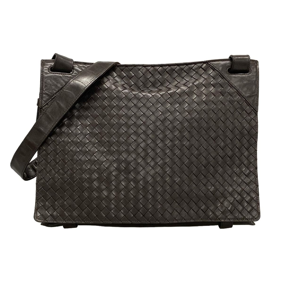 Bottega Veneta ダークブラウン ショルダーバッグ BOTTEGA VENETA