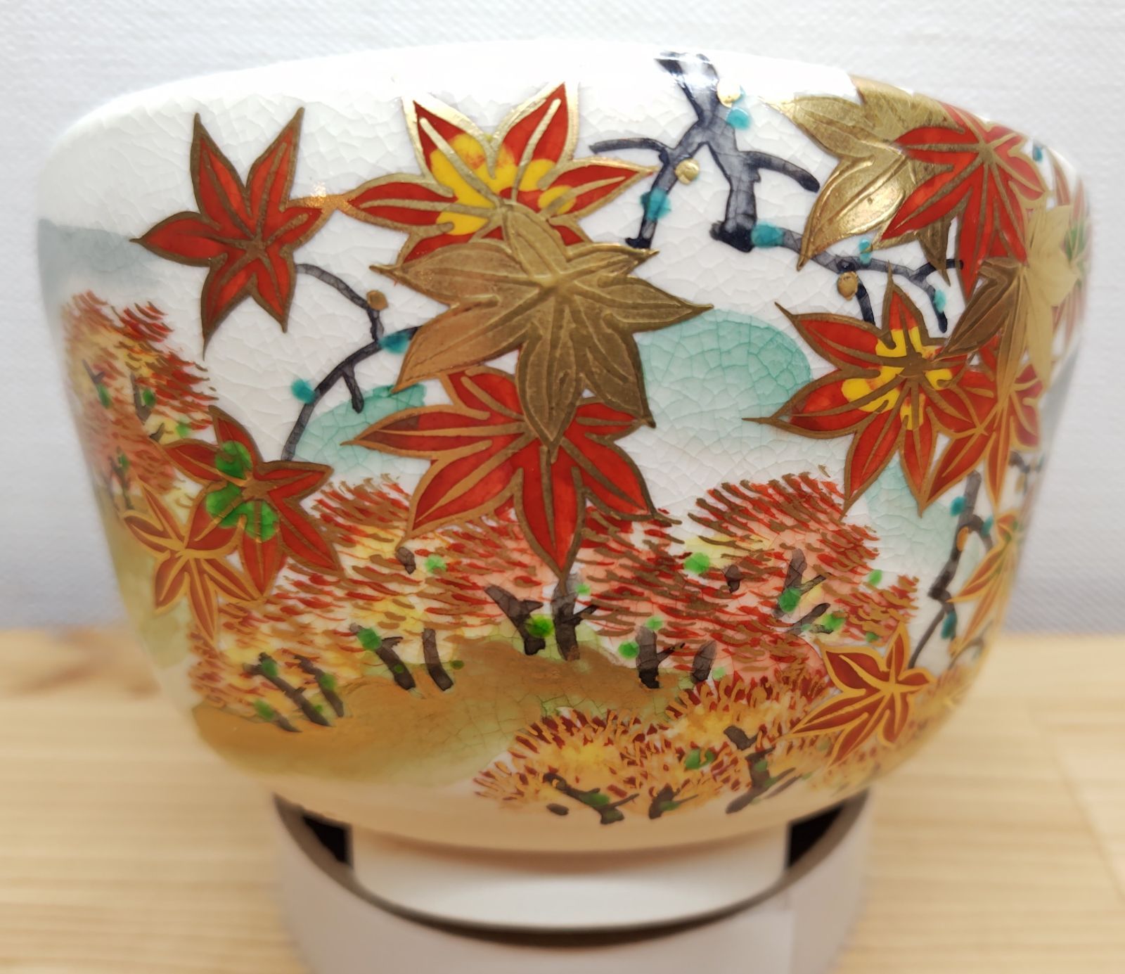 逢絢亭 茶道具 茶碗 京焼 仁清 紅葉山の絵 富永玄山 共箱入り IMPECCABLEHEALTHCARESERVICES_COM